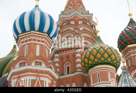 Basilius s Kathedrale in roter Platz Moskau Stockfoto