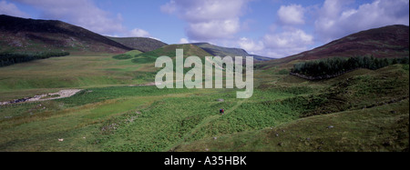 Wanderer im Glen Banchor, Newtonmore. Strathspey, Inverness-Shire. GPAN 0055 Stockfoto