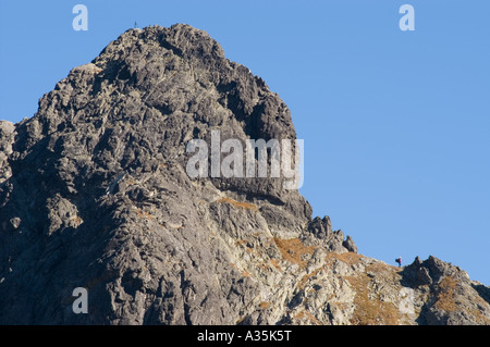 Vychodna Vysoka (Ester hoch) Peak (2428 m) Hohe Tatra, Slowakei Stockfoto