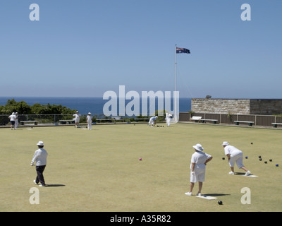 SCHÜSSELN CLOVELLY NEW SOUTH WALES AUSTRALIEN GESPIELT WIRD Stockfoto