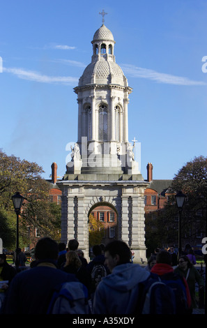 Die Campanile-Turm, gespendet von Lord Beresford Erzbischof von Armagh in Trinity College Dublin University of Dublin Stockfoto