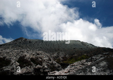 Vulkanlandschaft Mount Bromo in Indonesien Stockfoto