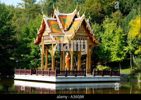 Thai-Sala Im Westpark Muenchen, Buddha Tempel München Stockfoto