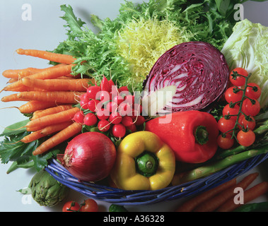 Verschiedene Gemüse Stockfoto