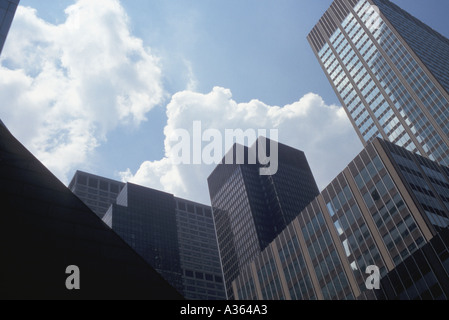 Manhattan Wolkenkratzer Stockfoto