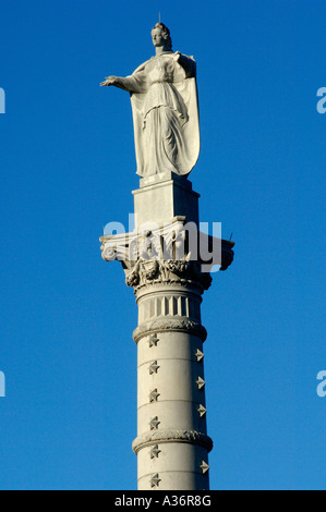 Victory Monument bei Yorktown battlefield Virginia. Digitale Fotografie Stockfoto