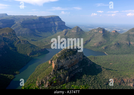 Der Blyde River Canyon-Staudamm in der südafrikanischen Provinz Mpumalanga. Stockfoto