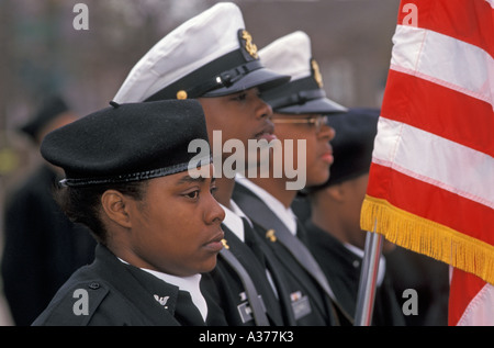 High School ROTC Stockfoto