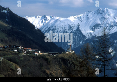 Mt. S. Caterina (Katharinaberg) Val Senales (Schnalstal) Trentino Alto Adige Italien April 1999 Stockfoto