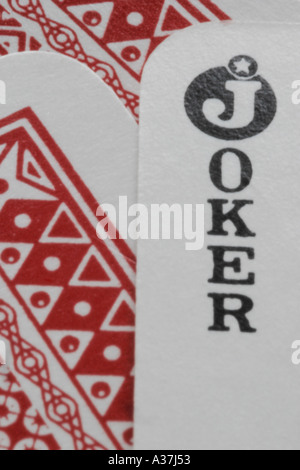 Spielkarten Aces Deuces Kings Queens Joker Tens Neunen achten Sevens sechs fünf Vieren drei zwei einen geraden F Stockfoto