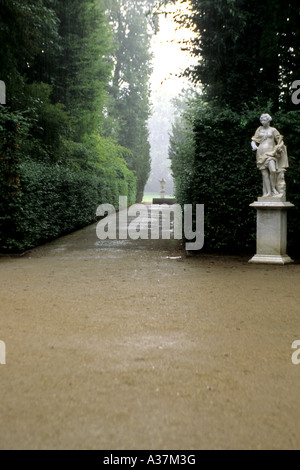 Statuen und Gärten von Schloss Sanssouci in Potsdam Park Sanssouci Deutschland Stockfoto