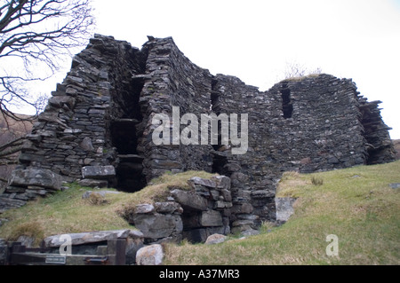 Dun Troddan piktische Broch Eisenzeit Fort Haus in der Nähe von Glengelg Kintail Schottland Stockfoto