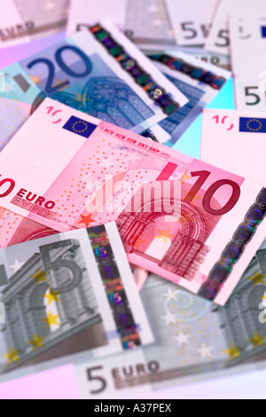 Waehrung Waehrung euro Stockfoto