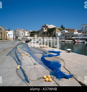 Alten Hafen, Ciutadella (Ciudadela), Menorca, Balearen, Spanien Stockfoto