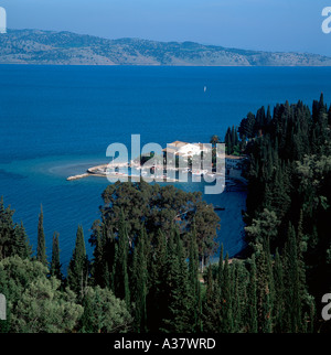 Blick über Kringels, North East Echtheitszertifikate, t Korfu, Kerkyra, Ionische Inseln, Griechenland Stockfoto