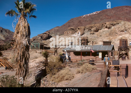 Calico Ghost Town, einer ehemaligen Silber Bergbaustadt Yermo, Kalifornien, USA Stockfoto