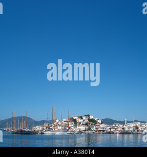 Hafen und Altstadt, Marmaris, Türkei Stockfoto