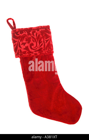 Roter Strumpf Stockfoto