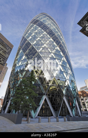 Swiss Re Hauptverwaltung, 30 St Mary Axe City of London Stockfoto