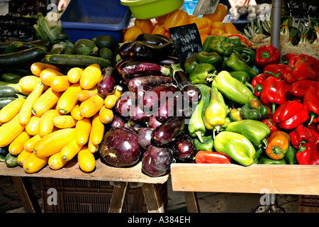 Richelme quadratischen Markt in Aix-En-Provence, Frankreich. Stockfoto