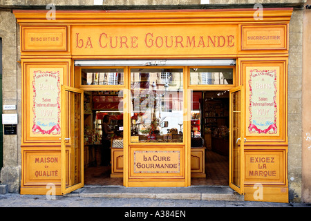Kaufen Sie in Aix-En-Provence, Frankreich ein. Stockfoto