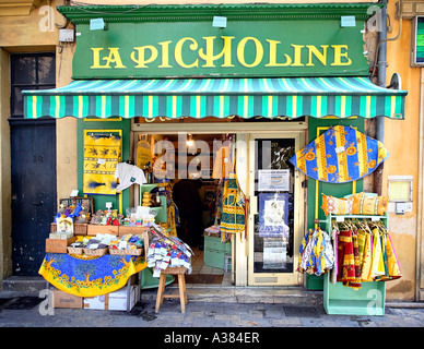 Kaufen Sie in Aix-En-Provence, Frankreich ein. Stockfoto