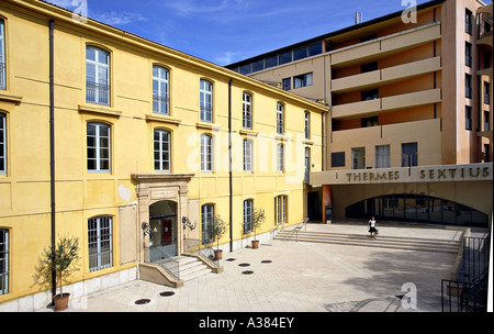 Sextius Wasser-Kur-Einrichtung in Aix-En-Provence, Frankreich. Stockfoto