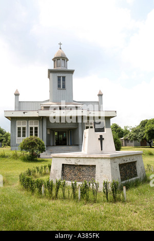 Kirche von John Wesley, Matupit, East New Britain, Papua Neu Guinea Stockfoto