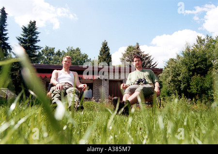 Jürgen Mladek und Hannes Ravic Stockfoto