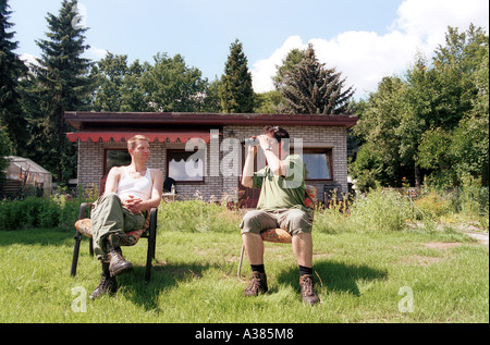 Jürgen Mladek und Hannes Ravic Stockfoto