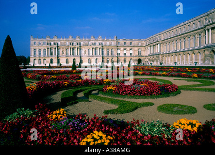 Formale Gärten, Schloss Versailles, Stadt Versailles, Ile, Frankreich, Europa Stockfoto