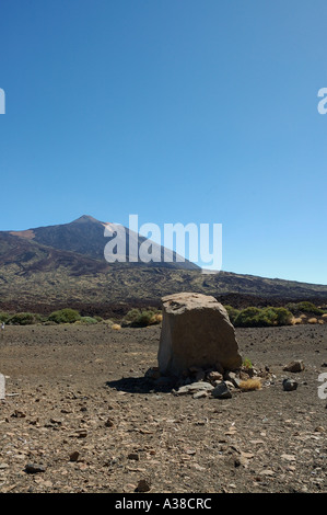 Vulkanlandschaft Stockfoto