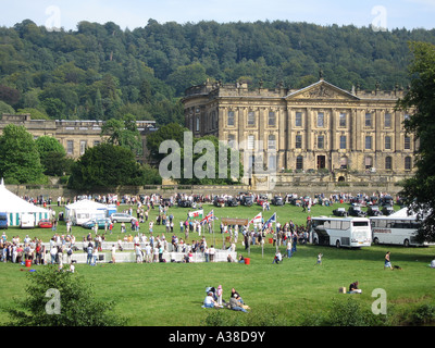 CHATSWORTH HOUSE SPIELEN FAIR Stockfoto