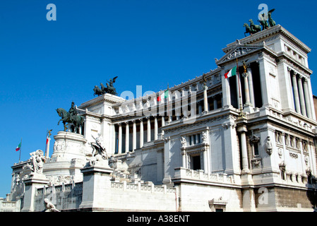 Piazza Venezia-Rom National Denkmal von König Viktor Emanuel II. Stockfoto