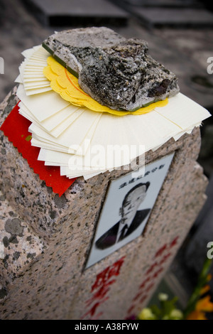 Ching Ming - Frühling Grab Reinigung in Hong Kong Stockfoto