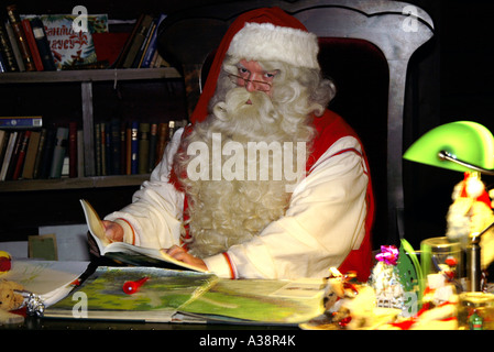 Finnland Santa Park, Santa Claus in Finnland Stockfoto