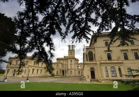 Osborne House in der Nähe von East Cowes auf der Isle Of Wight Landsitz und Familie Haus von Königin Victoria und Prinz Albert Stockfoto