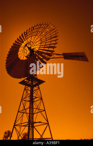 Longreach Hall Of Fame Windmühle die größte Windmühle in der südlichen Hemisphäre 0218 Stockfoto