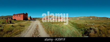 Geisterstadt Bodie California State Park USA Western Mining Town Felsen Berge Gold Rush Stockfoto