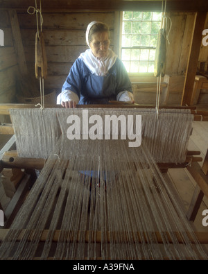 CA - NEW BRUNSWICK: Village Historique Acadien nahe Caraquet Stockfoto