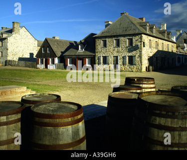 Ca-Nova Scotia: Festung Louisbourg auf Cape Breton Stockfoto