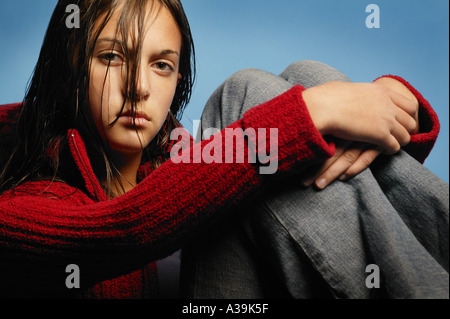 Porträt eines Teenagers Stockfoto