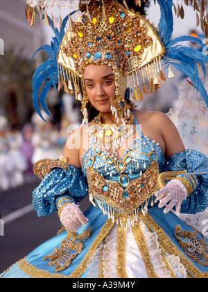 Karneval in Santa Cruz-Teneriffa-Kanarische Inseln-Spanien Stockfoto