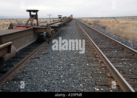 Union Pacific Railway, Alpine und Marathon in West-Texas Stockfoto