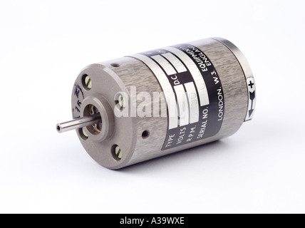 kleine 12-Volt-Elektromotor Stockfoto