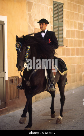 Festes de Sant Joan - Ciutadella, Menorca, Spanien Stockfoto