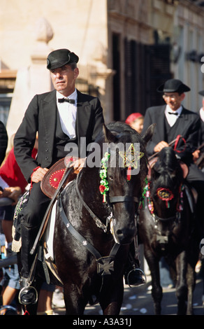 Festes de Sant Joan - Ciutadella, Menorca, Spanien Stockfoto