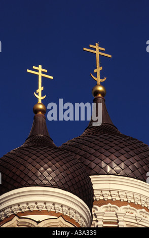 Estland Tallinn St. Alexander Newski Kathedrale russisch-orthodoxen des 19. Jahrhunderts Stockfoto