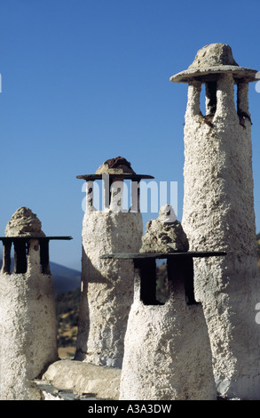 Alpujarras Architektur - Capileria, Las Alpujarras, Andalusien, Spanien Stockfoto