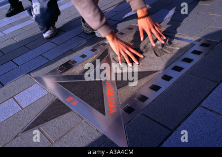 Avenue of Stars - Kowloon, Hong Kong, CHINA Stockfoto